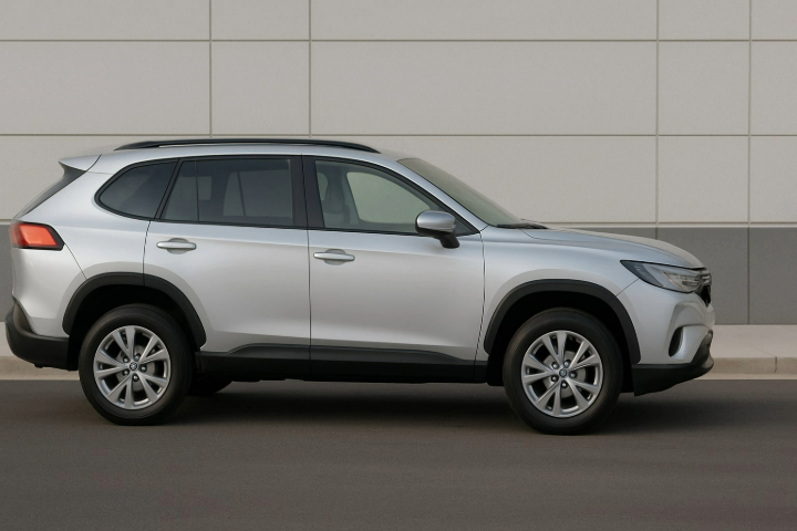 Suv Car With Partial Window Tint